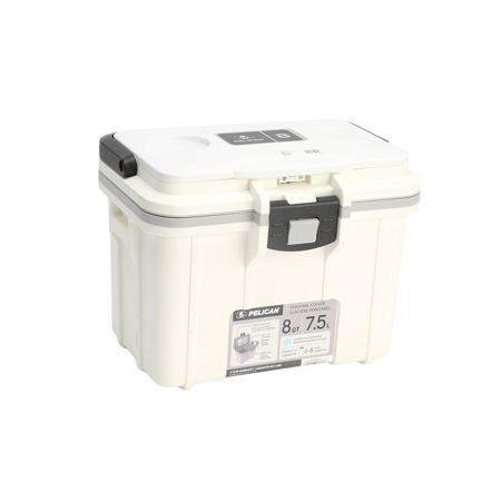 Pelican 8QT Personal Cooler - White/Gray SKU#1887317