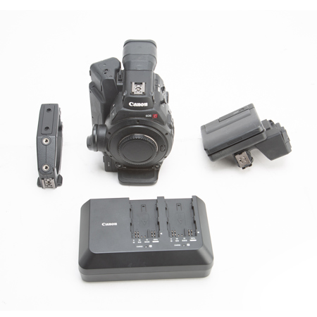 Canon C300 Mark II Cinema EOS Camcorder Body, Dual Pixel CMOS AF, EF Lens Mount (956 Hours)