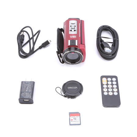 Minolta MN2K10NV 2K Ultra HD Camcorder with 3" Touchscreen - SKU#1888081