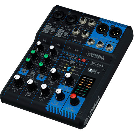 Yamaha MG06X 6-Input Mixer with Built-In Effects - SKU#1888558