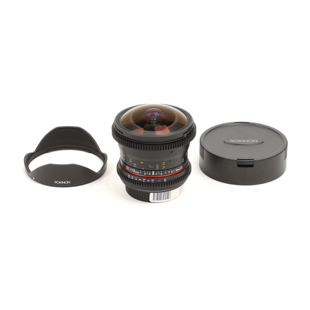 Rokinon 12mm T3.1 ED AS IF NCS UMC Cine DS Fisheye Lens for Canon EF Mount