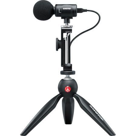Shure MV88+ Video Kit with Digital Stereo Microphone for iOS & Android #1890458