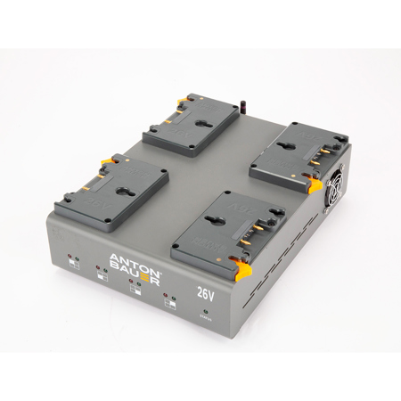 Anton Bauer Dionic 26V LP4 Quad Gold Mount Plus Charger - SKU#1891259