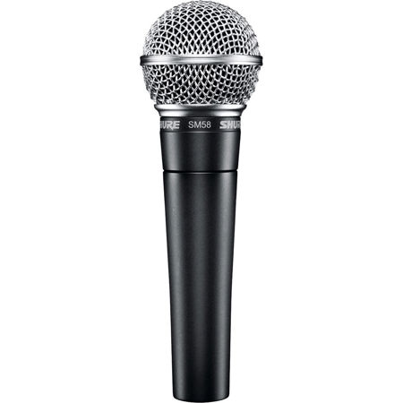Shure SM58-LC Cardioid Dynamic Handheld Wired Microphone - SKU#1891359