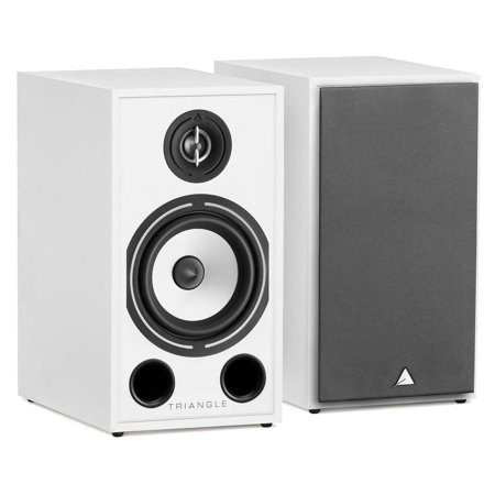 Triangle HiFi Bookshelf Speakers - Borea BR03, White, Pair SKU#1891451