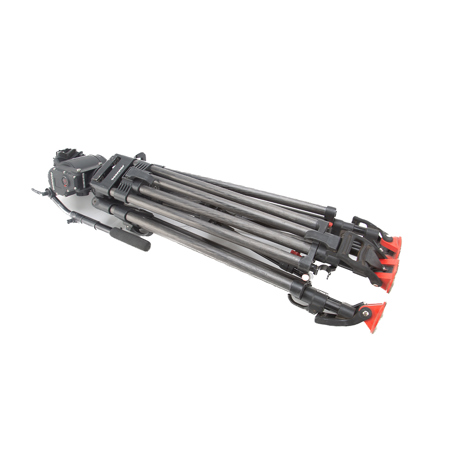 USED OConnor Ultimate 1030D Fluid Head 30L Carbon Fiber Tripod with  Mid-Level Spreader, 30 Lbs Capacity undefined