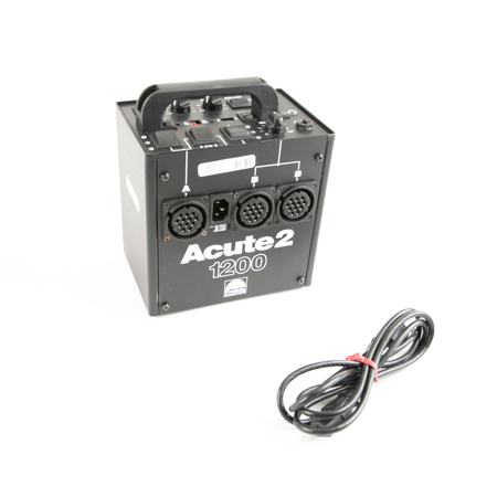 Profoto Acute2 1200 watt Second Generator with Cables. #900773 / 501-013