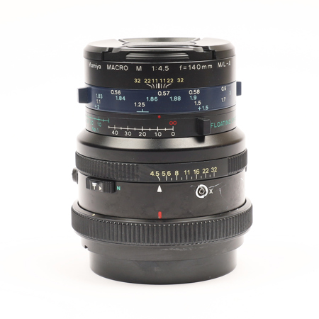 Mamiya Macro M 140mm f/4.5 M/L-A Lens RZ67, Pro II & IID.