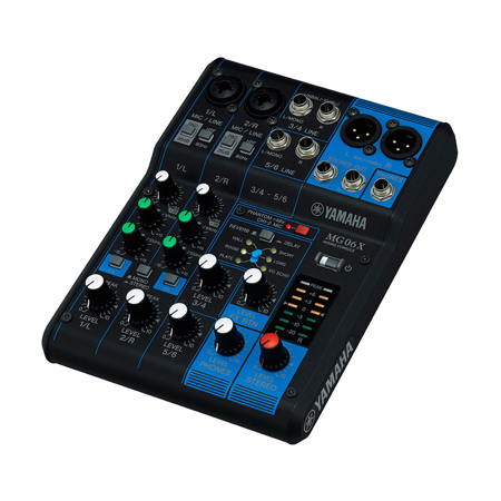Yamaha MG06X 6-Input Mixer with Built-In Effects - SKU#1897381