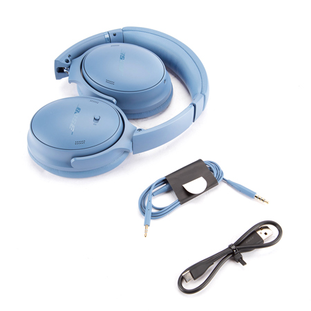 Bose QuietComfort Wireless Noise Cancelling Over-Ear Headphones Blue Dusk