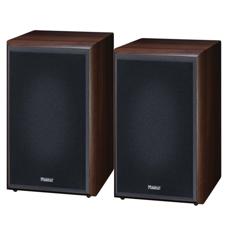 Magnat Monitor Supreme 202 200W Two-Way Bass Reflex Shelf Speaker, Pair Mocca