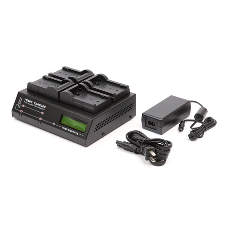 Dolgin Engineering TC400-CAN 4-Position Battery Charger for Canon XL2 Series Batteries and Canon C100, C300, C500 Cinema Camera Batteries