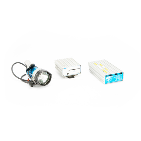 ARRI Arrilux 125 HMI Pocket PAR Light Kit with Ballast, HMI Lamp and Accessories, 125 Watts, 120 / 220 Volts AC or 24 / 30 Volt DC.