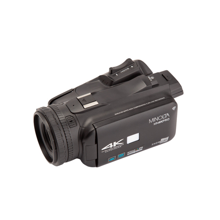 Minolta MN4KPRO 64MP 4K Ultra HD Autofocus Pro Camcorder Kit - SKU#1907328