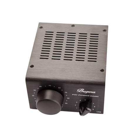 Bugera PS1 Power Soak Passive 100W Power Attenuator for Guitar and Bass Amplifiers with Emulated Mic Output