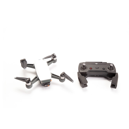 DJI Spark Mini Drone with Remote Controller Combo - Alpine White SKU#1908064