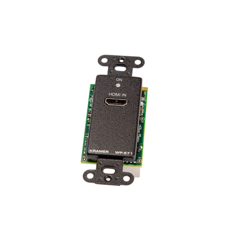 Kramer WP-571 HDMI HDCP 2.2 Wall Plate Transmitter over PoC Long-Reach DGKat