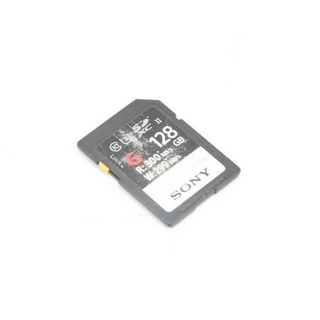 Sony SF-G128/T1 128GB SF-G Series UHS-II U3 Class 10 SDXC Memory Card SKU1913954