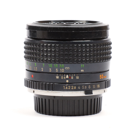 Minolta 50mm f/1.4 MC Rokkor-PG Manual Focus Lens