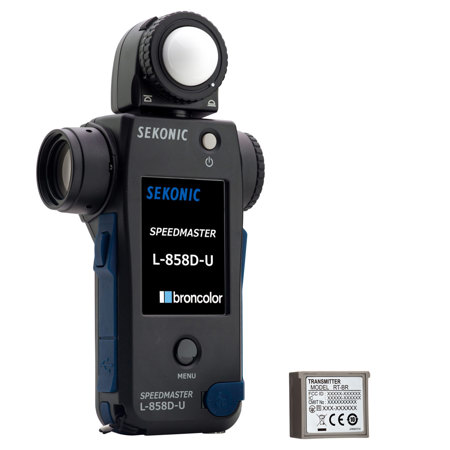 Sekonic L-858D-U SPEEDMASTER Light Meter Kit for Broncolor - SKU#1916148
