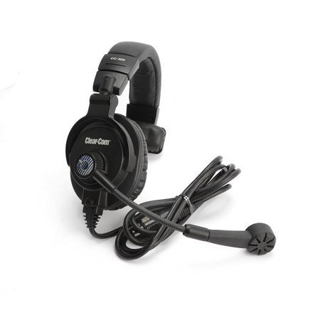 Clear-Com Single-Ear Closed-Back Hyper-Cardioid Headset with Mic - SKU#1916610