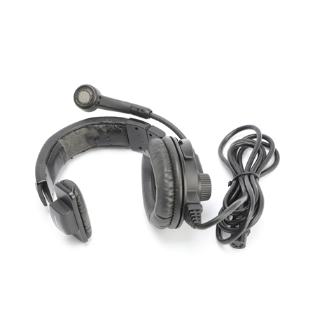Clear-Com Single-Ear Closed-Back Hyper-Cardioid Headset with Mic and 4-Pin XLR-F Connector