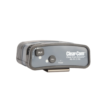 Clear-Com RS-701 Single-Channel Beltpack with XLR-3 Connector - SKU#1916657