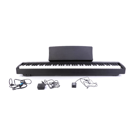 Kawai ES120 88-Key Portable Digital Piano with Speakers, Stylish Black
