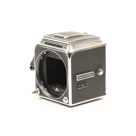 Hasselblad 500 CM Medium Format Camera Body Chrome With Waist Level Finder