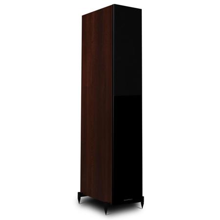 Wharfedale Diamond 12.4 Dual 6.5" 2.5-Way Tower Floor Standing Speaker, Walnut - Single