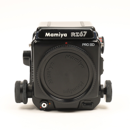Mamiya RZ67 Pro IID Medium Format SLR Camera Body with Folding Waist Level Viewfinder.