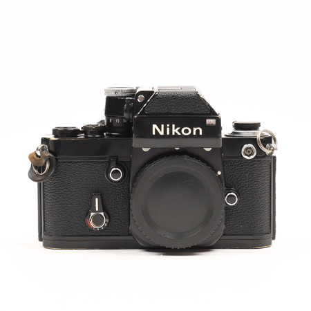Nikon F2 SLR Camera Body with DE-1 Eye-Level Non-Metered Prism Finder - Black