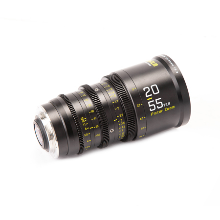 Used DZOFILM Pictor 20-55mm T2.8 Super35 Parfocal Cine Lens for PL Mount and Canon EF, Black E-