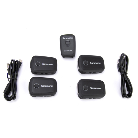 Saramonic Blink 500 T4 2.4GHz 4-Person Wireless Clip-On Lavalier Microphone System
