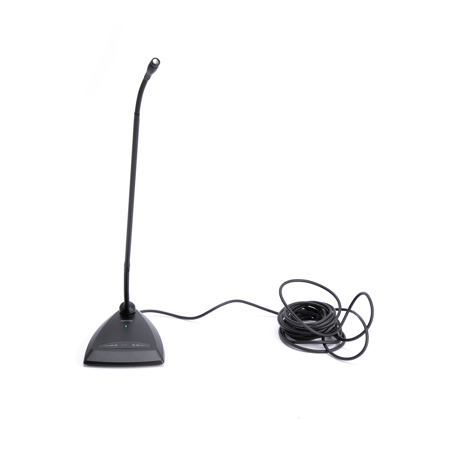 Shure MX418D/C 18" Desk-Top Mounted Cardioid Gooseneck Microphone with Attached 10' XLR Cable