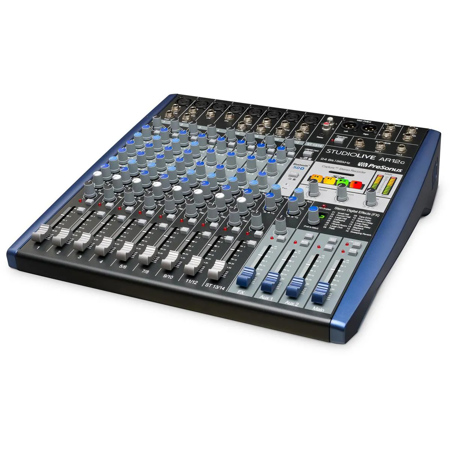 PreSonus StudioLive AR12c 12-Channel USB-C Compatible Hybrid Audio Interface, Analog Mixer, Stereo SD Recorder