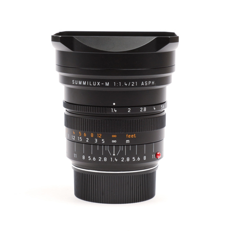Leica 21mm f/1.4 SUMMILUX-M Aspherical, Manual Focus (6-Bit Coded) Lens for M System - Black
