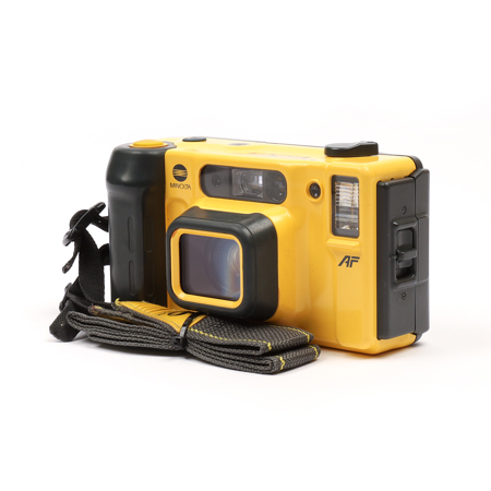 Minolta Weathermatic Dual 35 Underwater 35mm Film Camera (Yellow & Black)