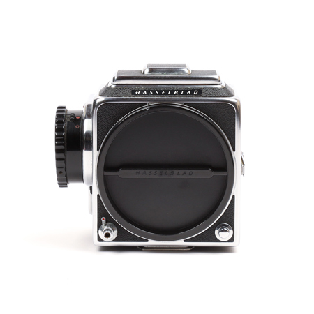 Hasselblad 500 CM Medium Format Camera Body Chrome With Waist Level Finder