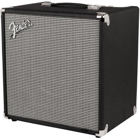 Fender Rumble 40 (V3) Bass Amplifier with 10" Speaker, Black/Silver