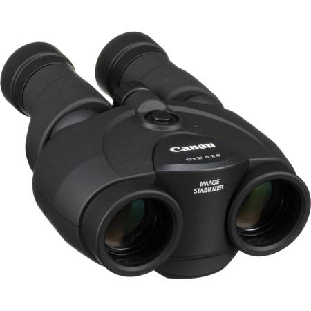 Canon 10x30 IS II Image Stabilized Weather Resistant Porro Prism Binocular with 6.0 Degree Angle of View, Black