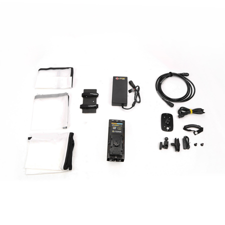 LiteGear LiteMat Plus 4 21x40" 200W Bi-Color LED Light Head Kit with LiteDimmer Plus DC200V Controller, V-Mount