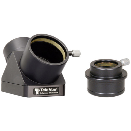 Tele Vue 2" 90 Degree Enhanced Aluminum Mirror Diagonal with 2 to 1.25" Hi-Hat Adapter