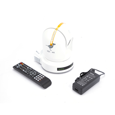 BirdDog P400 8.5MP 4K Full NDI PTZ Camera with Sony Sensor, White
