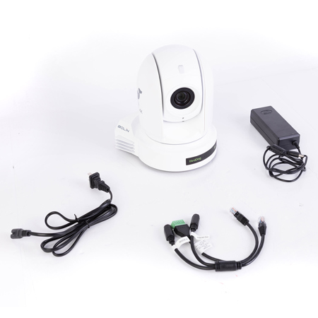 BirdDog P400 8.5MP 4K Full NDI PTZ Camera with Sony Sensor, White