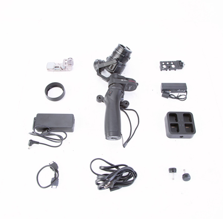 DJI Osmo Pro Kit includes X5 camera with 15mm f/1.7 Lens Pro Combo.