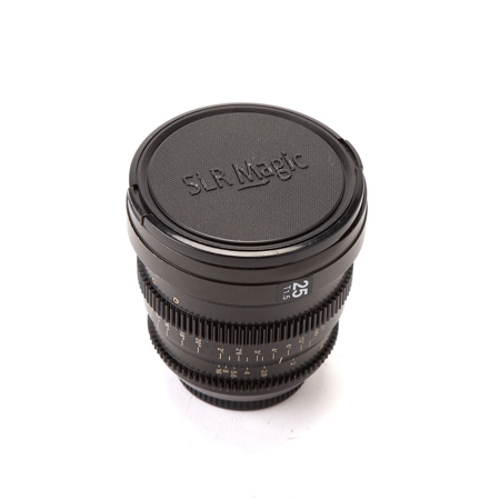 SLR Magic MicroPrime Cine 25mm T1.5 for Micro Four-Thirds