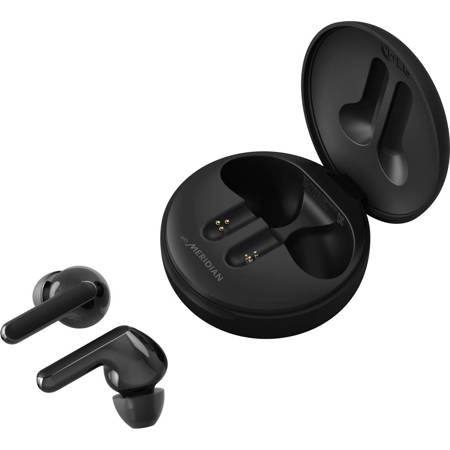 LG HBS-FN6 TONE Free Wireless In-Ear Stereo Earbuds with UVnano Charging Case, Black