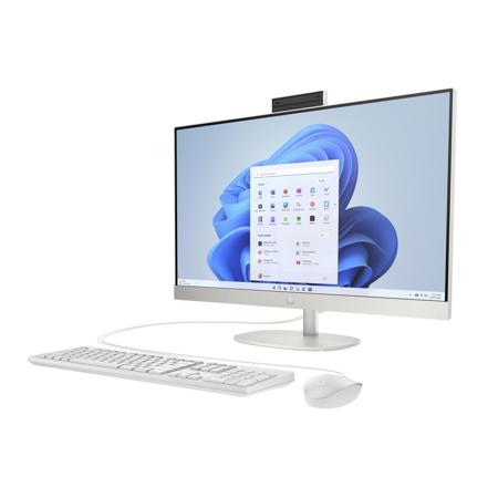 HP 24-cr0010 23.8" Full HD All-In-One Desktop Computer, AMD Athlon Silver 7120U 2.4GHz, 8GB RAM, 256GB SSD, Windows 11 Home, Shell White
