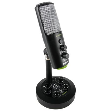 Mackie Chromium EleMent Series Premium USB Condenser Microphone with Built-In 2-Channel Mixer
